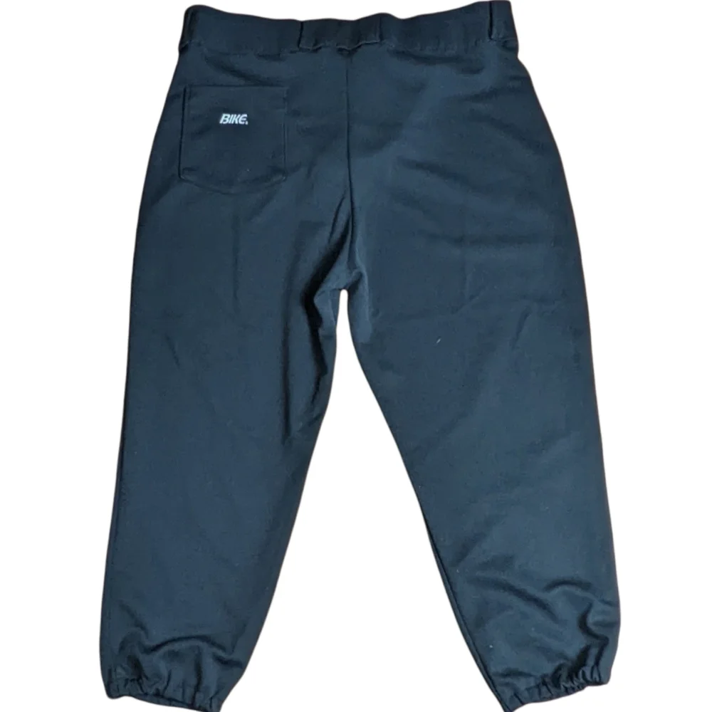 Vintage Bike Brand Stretch Joggers Workout Black Stretch Pants Size XL - Picture 2 of 9
